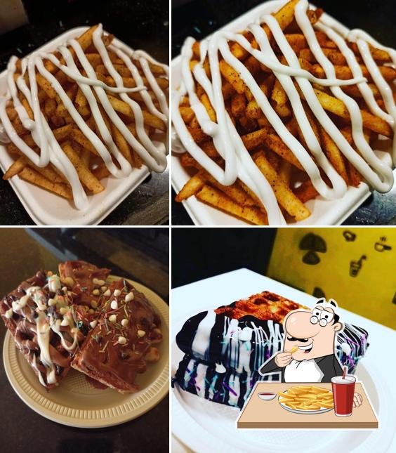 French fries at Nukkad cafe