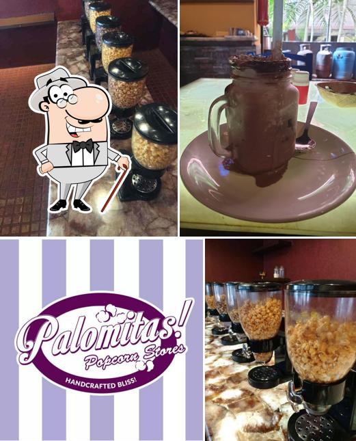 The exterior of Palomitas Popcorn Stores