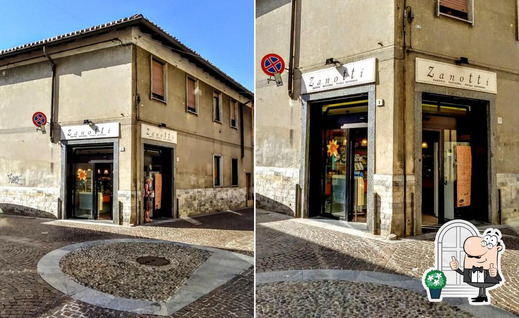 Gli esterni di Panificio Zanotti