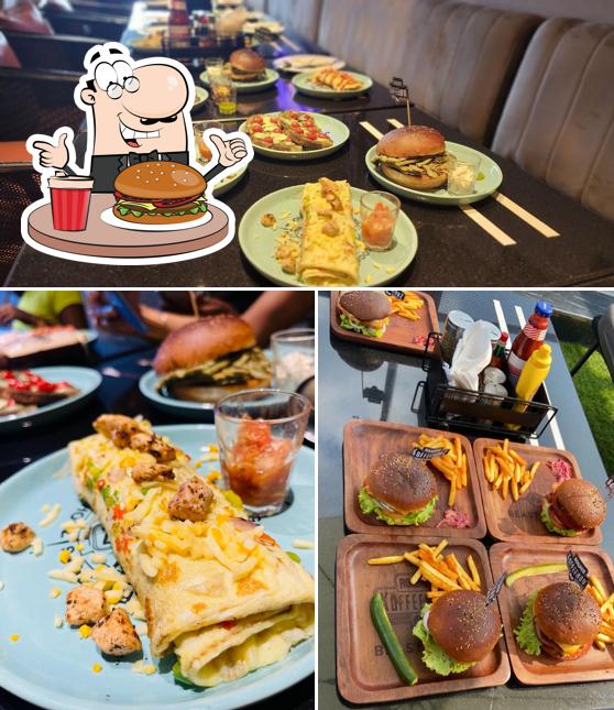Order a burger at Roadies Koffeehouz New Cafe in Patiala Cafe for couples in Patiala