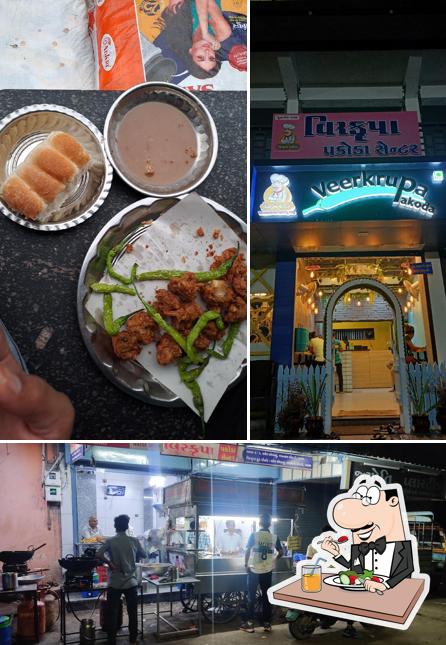 Among different things one can find food and exterior at Virkrupa Pakoda Center