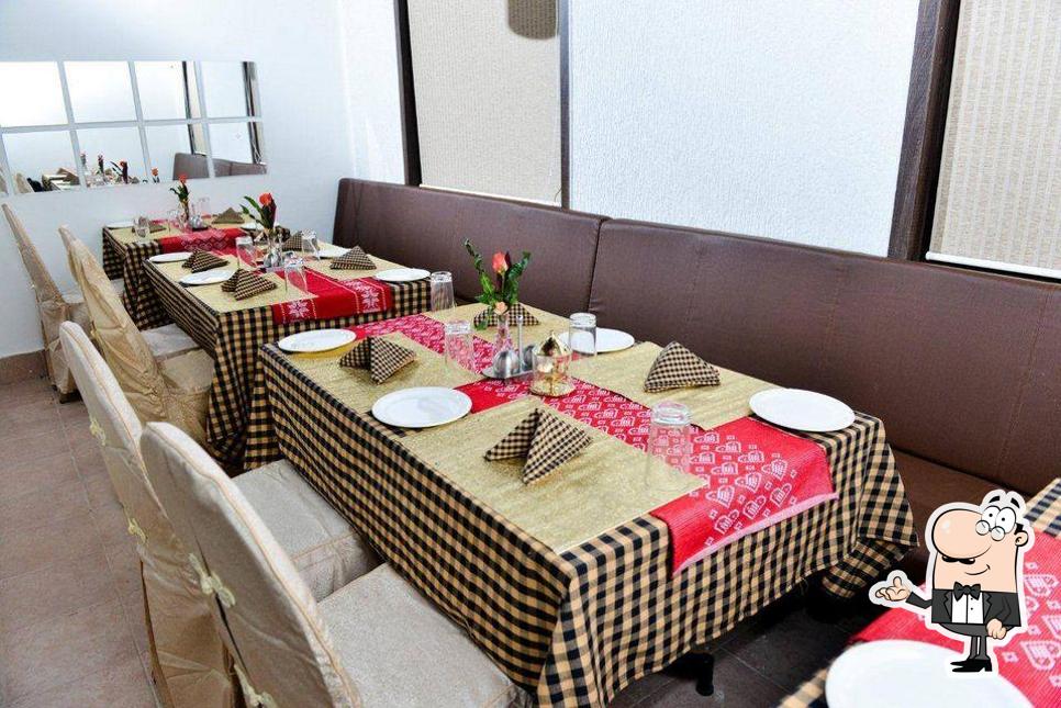 Take a seat at one of the tables at JESKitchen