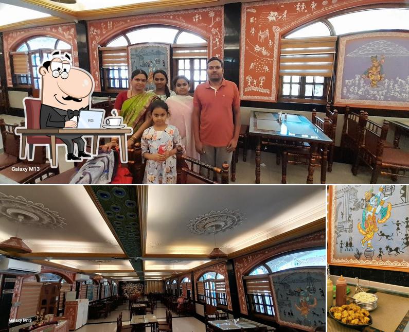 Govinda's Veg Restaurant, ISKCON TEMPLE is distinguished by interior and food