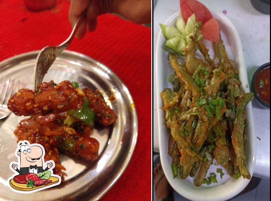 Bamboo chopal provides meat meals