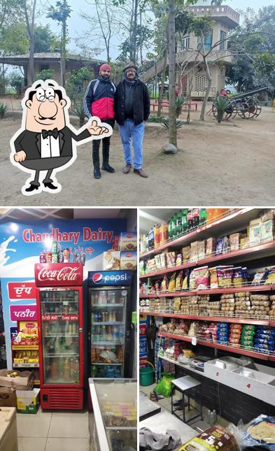 The image of Chaudhary dairy’s interior and exterior