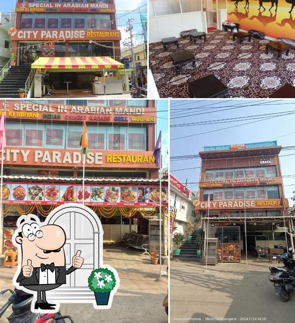 Check out how City Paradise Restaurant looks outside