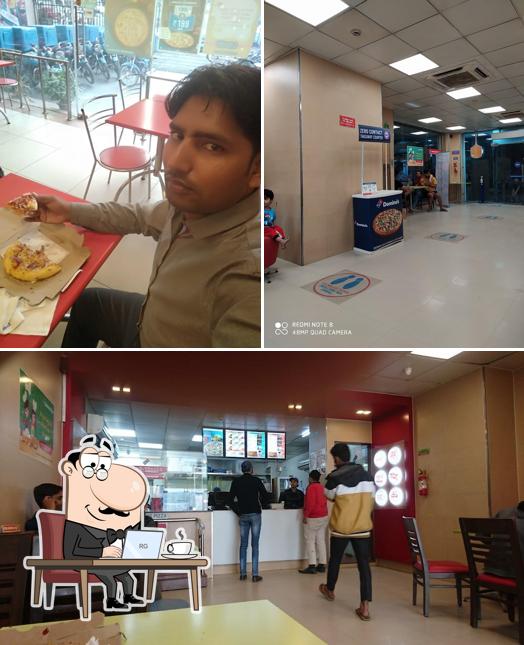 The interior of Domino's Pizza Arjun Nagar, Hapur