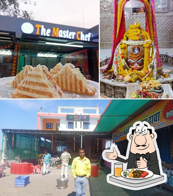 This is the image showing food and exterior at Krishna Hotel & Restaurant