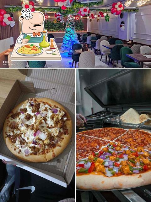 This is the image displaying food and interior at La Pino'z Pizza Rajendra Nagar Kankarbagh main road