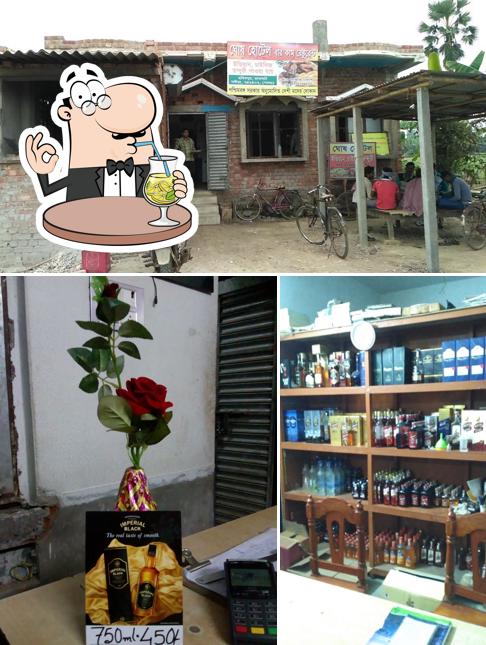Take a look at the image showing drink and exterior at Ghosh Hotel Bar and Restaurant