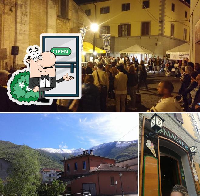 Gli esterni di Maeve's pub