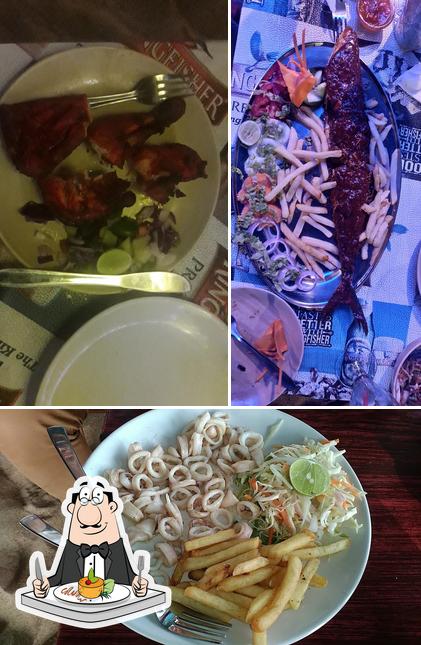 Food at Goan Hut Beach Shack