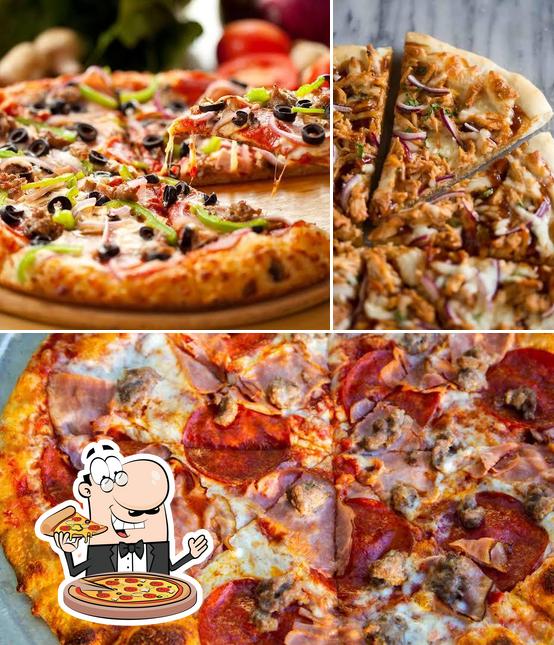 Get pizza at Man Pasand Jalpan Grih Pizza Wala