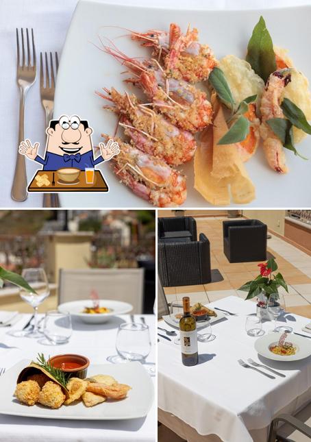 Cibo al Ristorante La Rosa dei Venti
