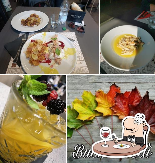 Platti al caffè del parco