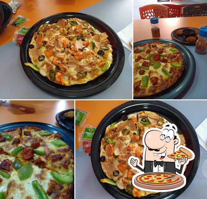 Try out pizza at Food Zone