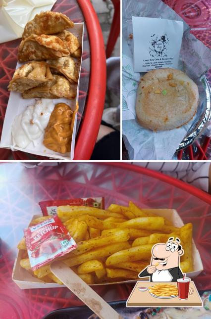 French fries at Lassi Day Cafe Meerut