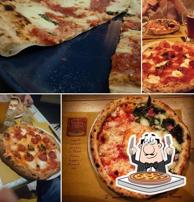 Scegli una pizza a Vico Del Carmine