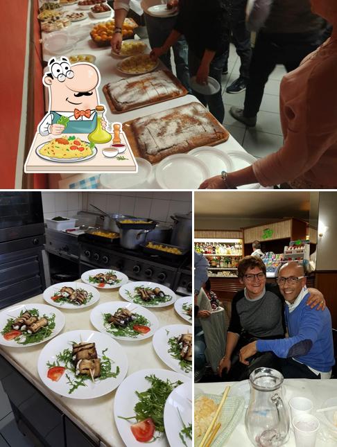 Tra le diverse cose da Ristorante Bar LA CONTRADA si possono trovare la cibo e bancone da bar