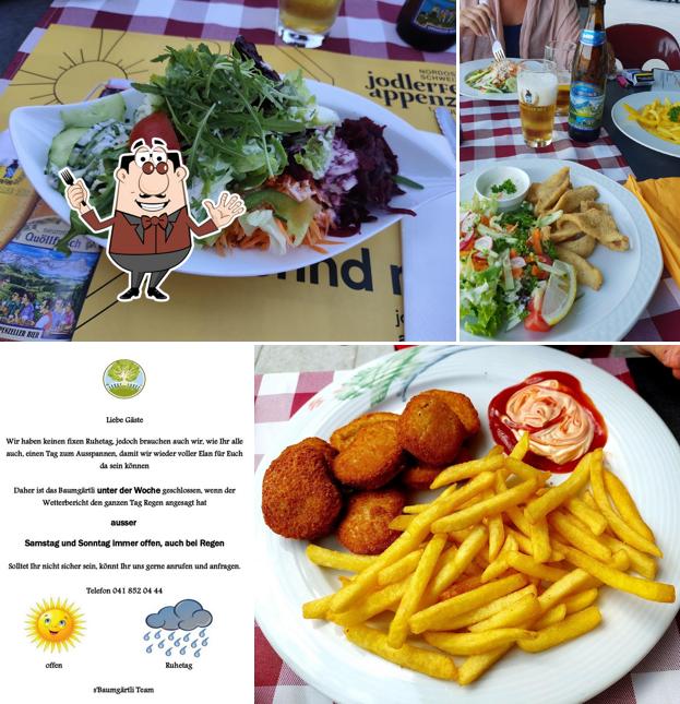 Platti al Restaurant Baumgärtli