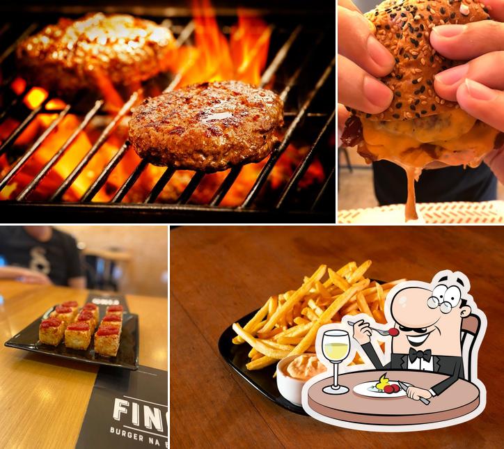 Comida em Fino Burger na Brasa