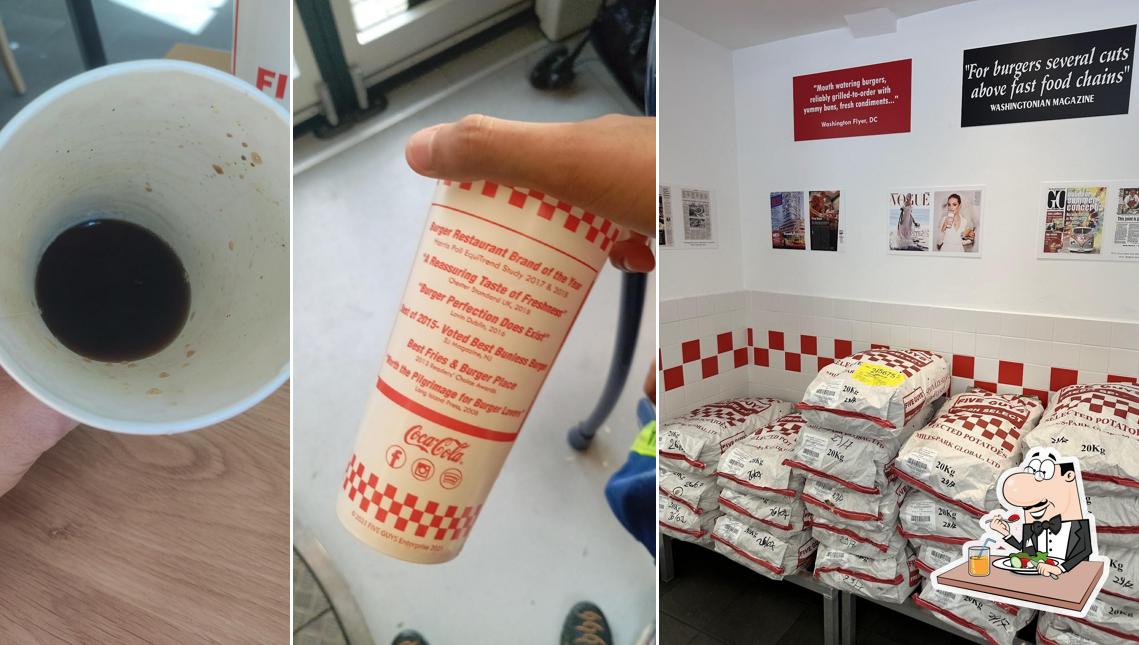 Platti al Five Guys Florence