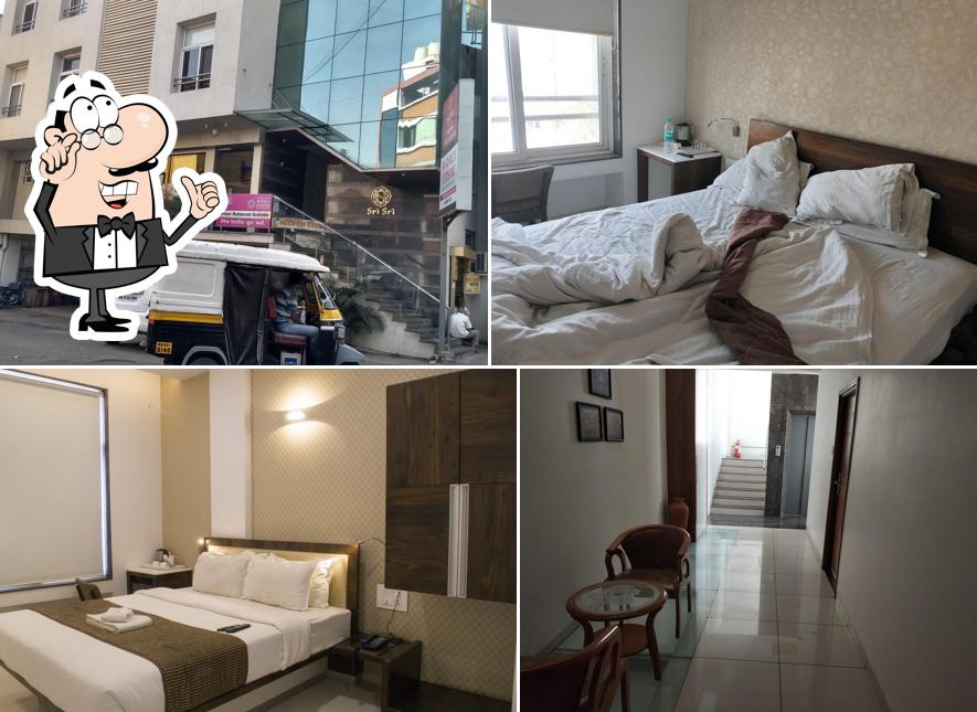 Check out how Sri Sri Executive lodging & Hotel ( Near Mahalakshmi Temple) looks inside