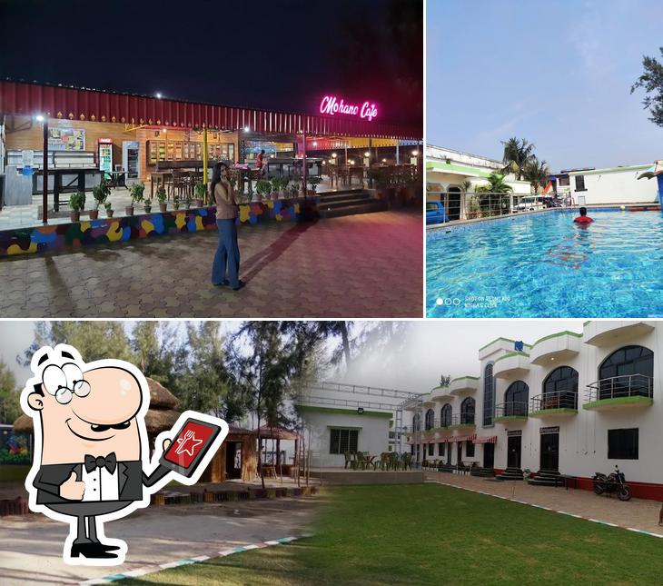 The exterior of Mohana Beach Resorts Mandarmani