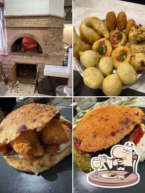 Platti al Pizzeria Wuagliò