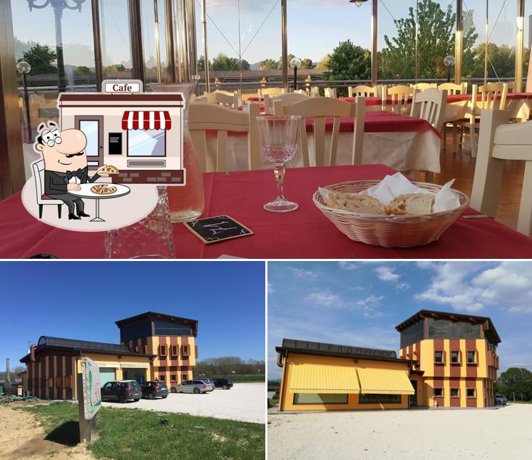 Questa è la immagine che raffigura la esterno e interni di Ristorante Numero uno