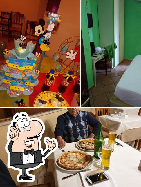 Gli interni di Villa Trentova Pizzeria