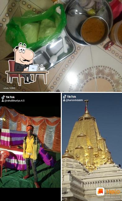Take a look at the photo showing interior and exterior at mahadev hotel