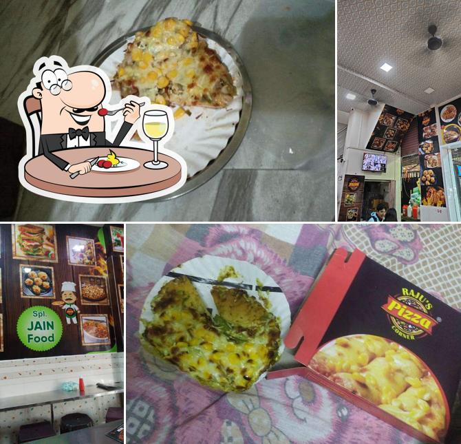 Food at raju,s pizza and pavbhaji corner