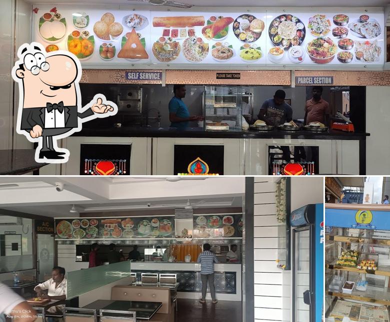 Check out how Sri Raghavendra Udupi Hotel looks inside