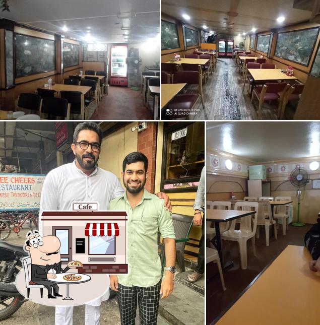 Check out how Three Cheers Restaurant looks outside