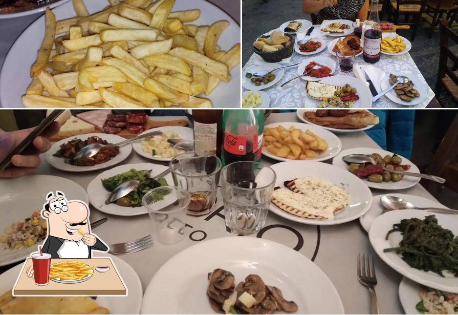 Patatine fritte al Trattoria da Mario