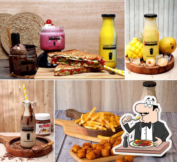 Food at The Lassi Corner