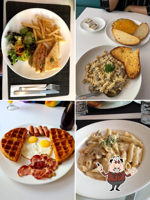 Meals at The Blue Door Cafe