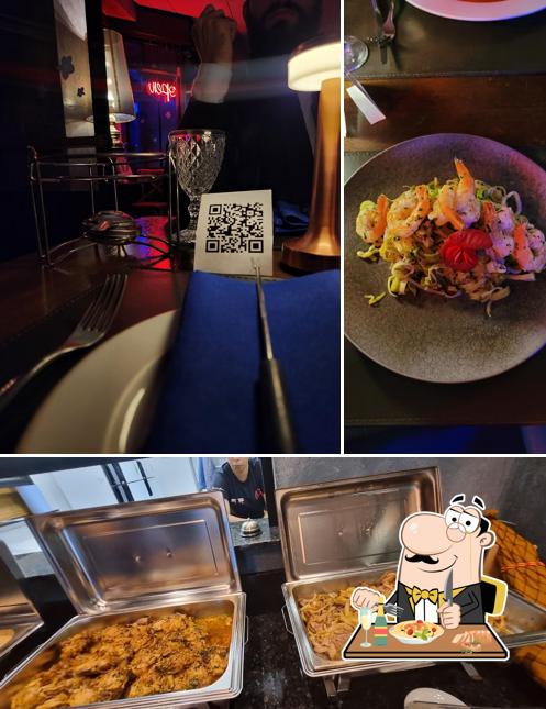 Almofada tailandesa em Blue Jasmim Georgina Boulevard Restaurante