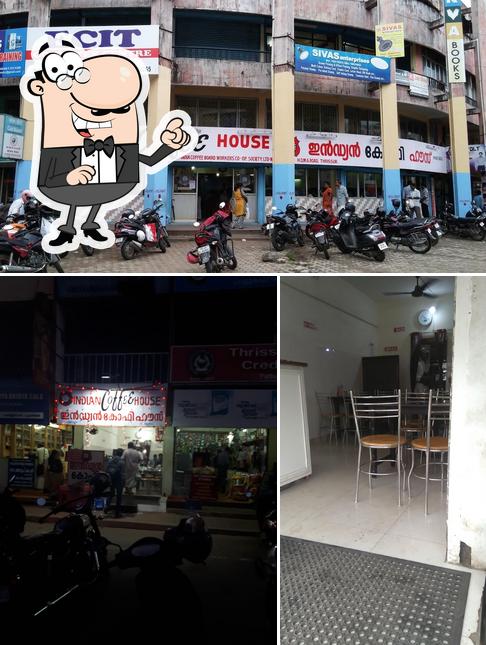 The interior of Indian Coffee House