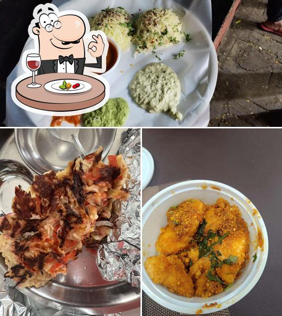 Food at Mani's Cafe
