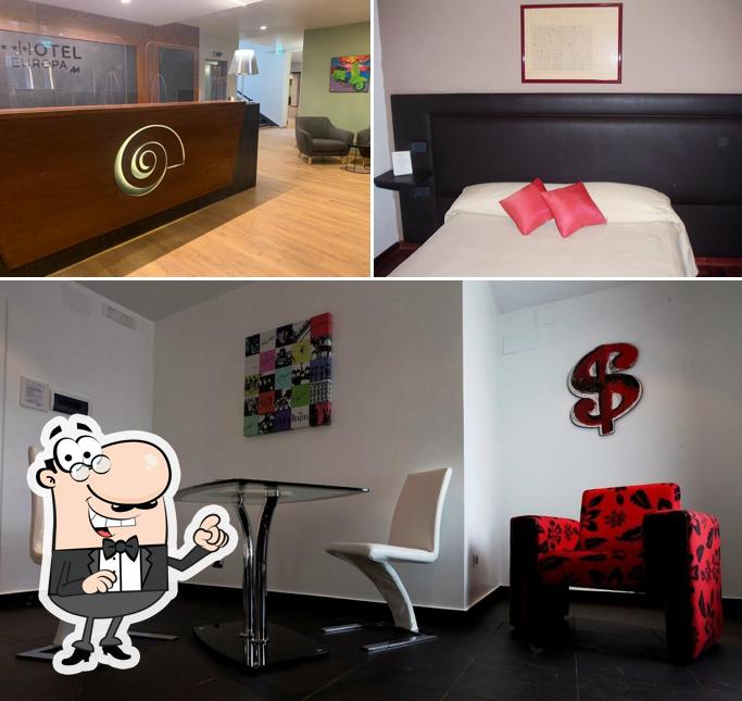 Gli interni di Hotel Europa Art Caserta