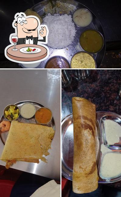 Food at DK Pure Veg Hotel
