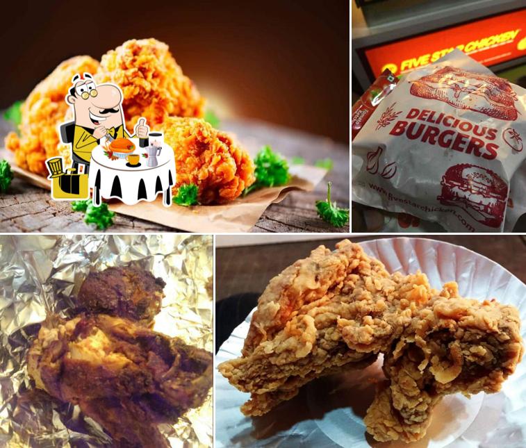 Food at Five Star Chicken
