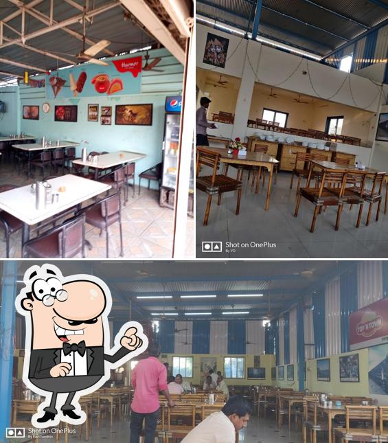 The interior of Hotel Radhe Krishna