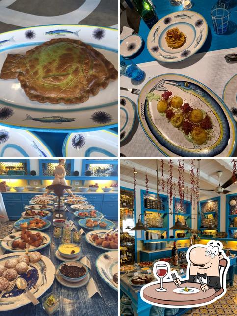 Cibo al Ristorante Il Riccio