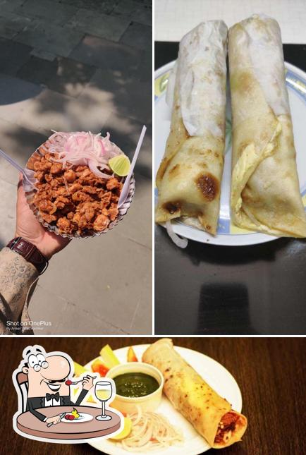 Food at Kapila Kathi Kebab