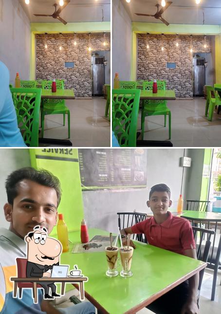 The photo of interior and beverage at Lelo Da Cafe