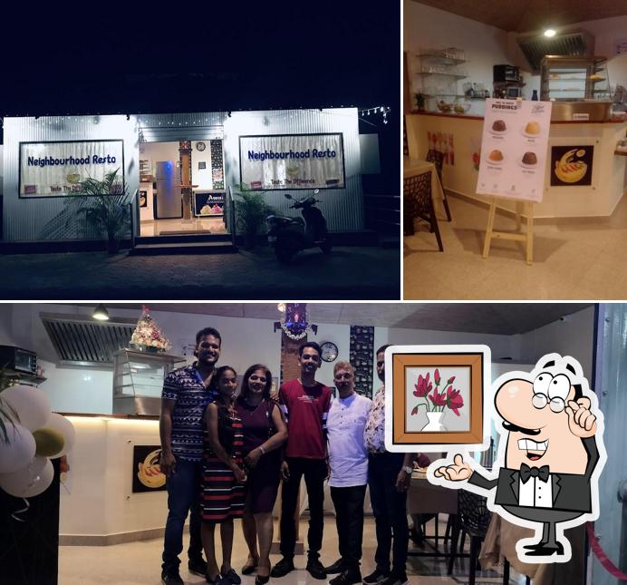 The photo of Neighbourhood Resto’s interior and exterior