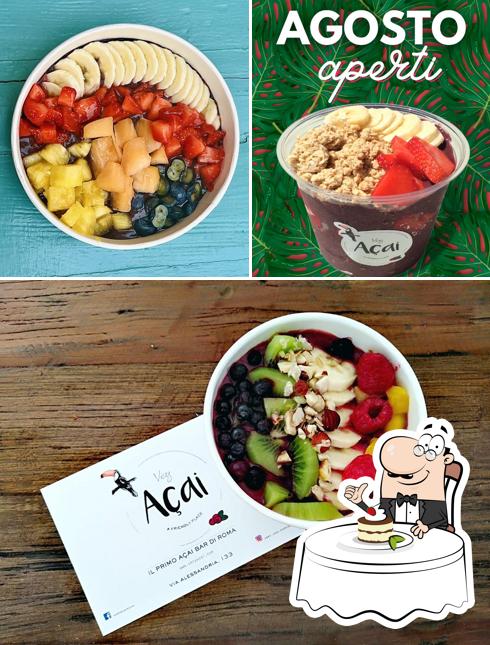 Very Açai propone un'ampia varietà di dolci